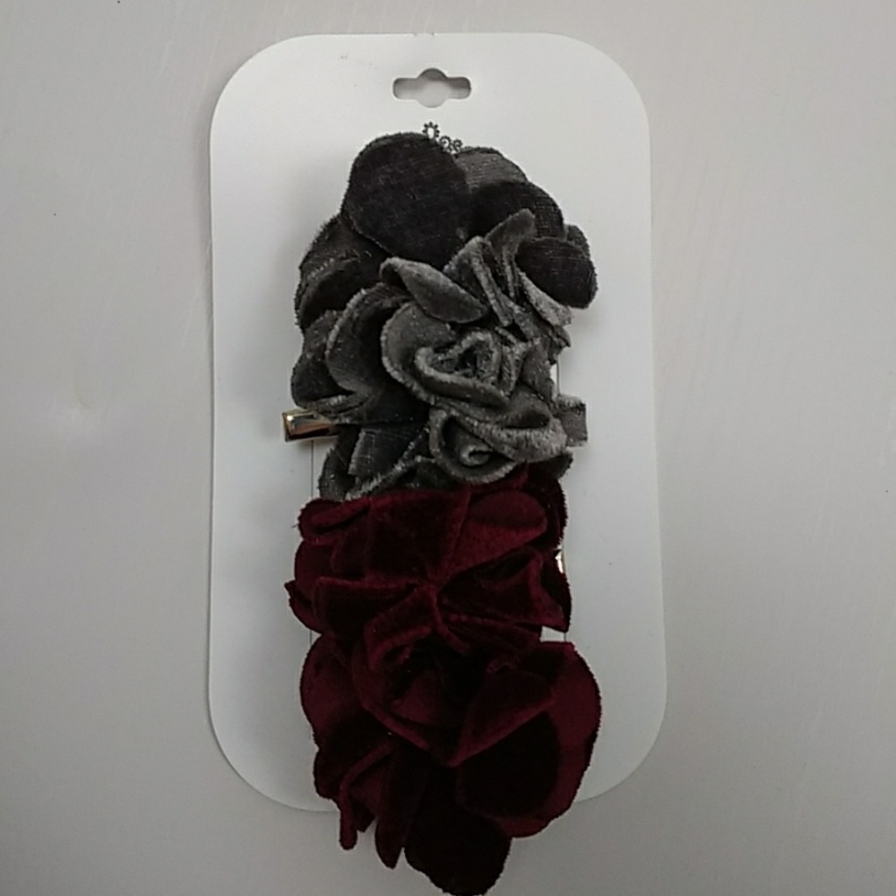 Hair flower clips